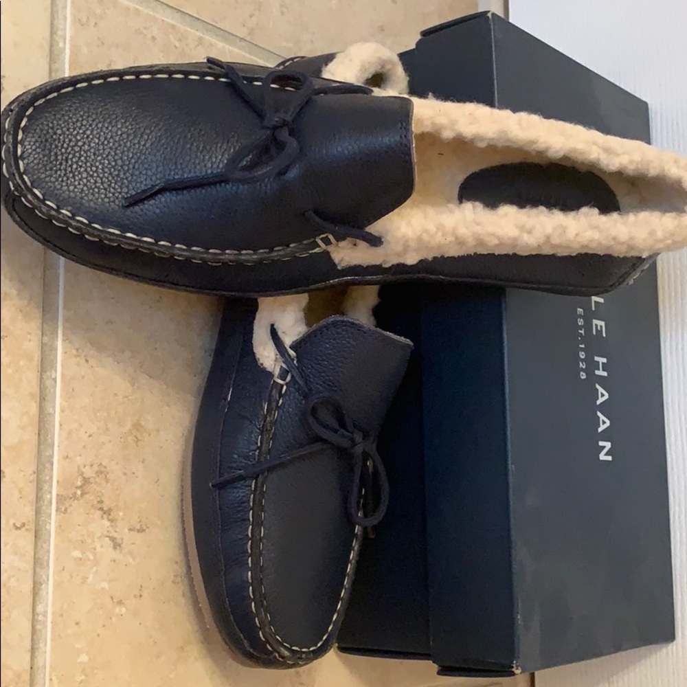 Cole Haan Blazer Blue Griffin Slipper 8B